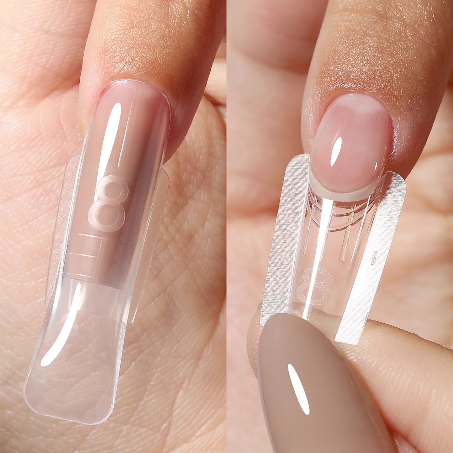 Yasterd Square Short Square Sandwich Dual Nail Form