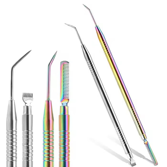 Yasterd 2Pcs Cleaner Tool For Acrylic Nail Brush