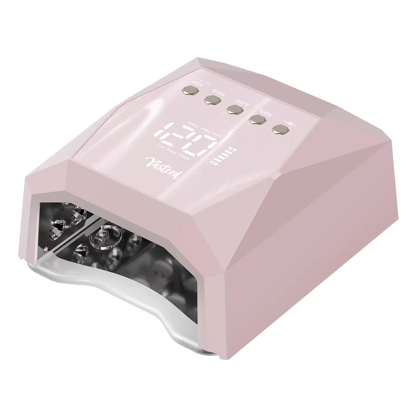 Yasterd Cordless UV LED Nail Lamp with Smart Motion Sensor-Pink