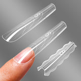 Load image into Gallery viewer, Yasterd 240Pcs Newest Sandwich Dual Forms Reusable Long Lasting Nail Extensions Size 0 To Size 14 , Suitable For All Nail Shapes