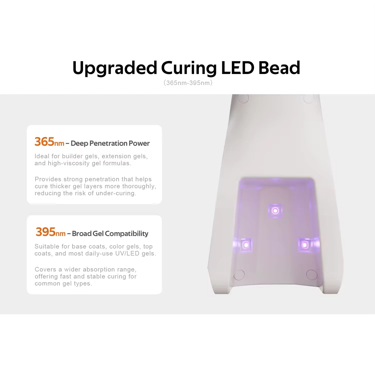 Yasterd Rechargeable UV Nail Dryer Lamp-Cream Yellow