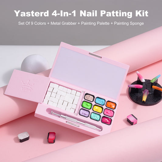 Yasterd Multicolor Nail Patting Gel Kit (9 Colors)