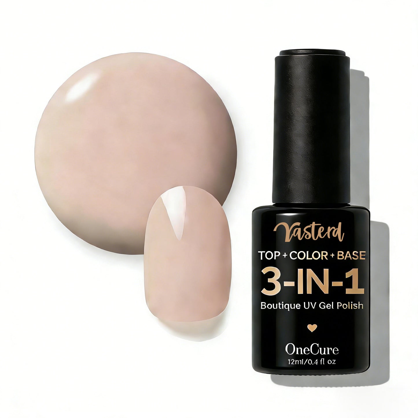 Yasterd One Step 3-IN-1 Nail Gel Polish Nude