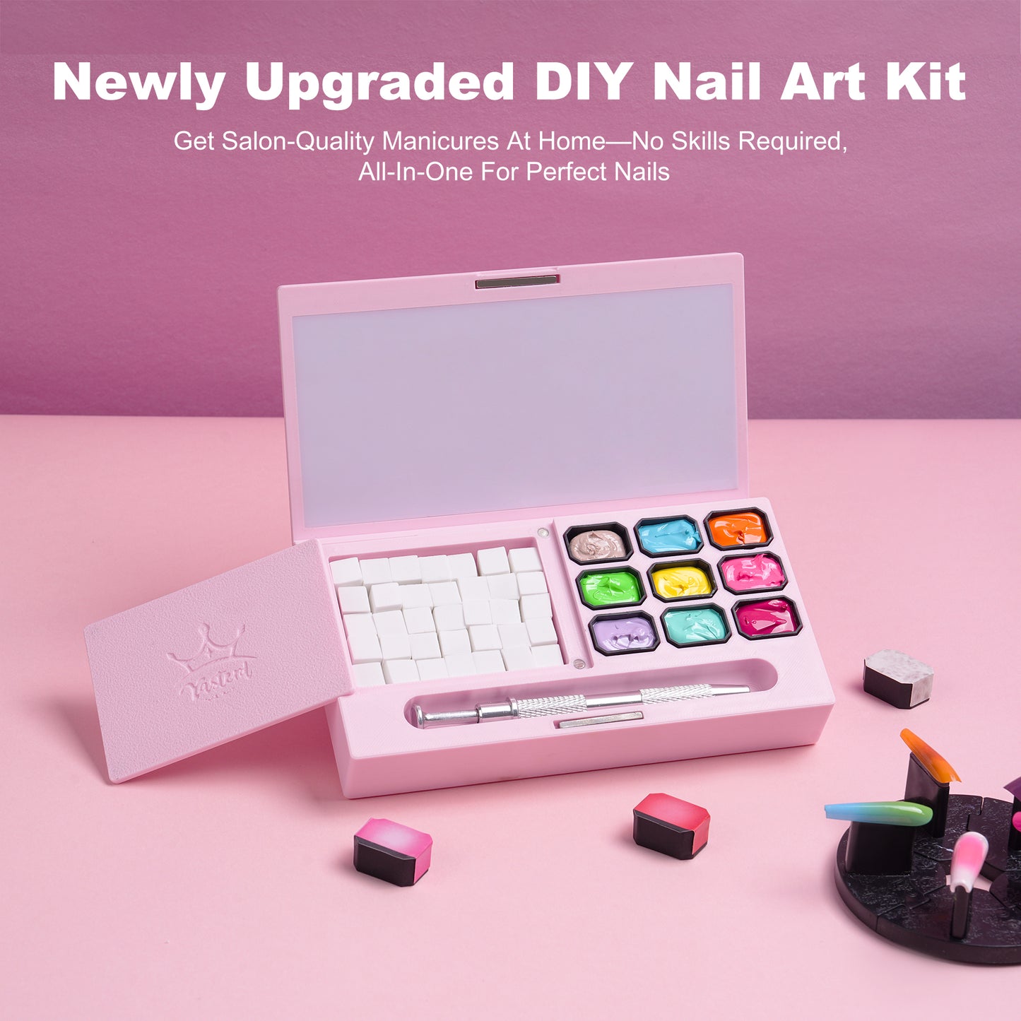 Yasterd Multicolor Nail Patting Gel Kit (9 Colors)