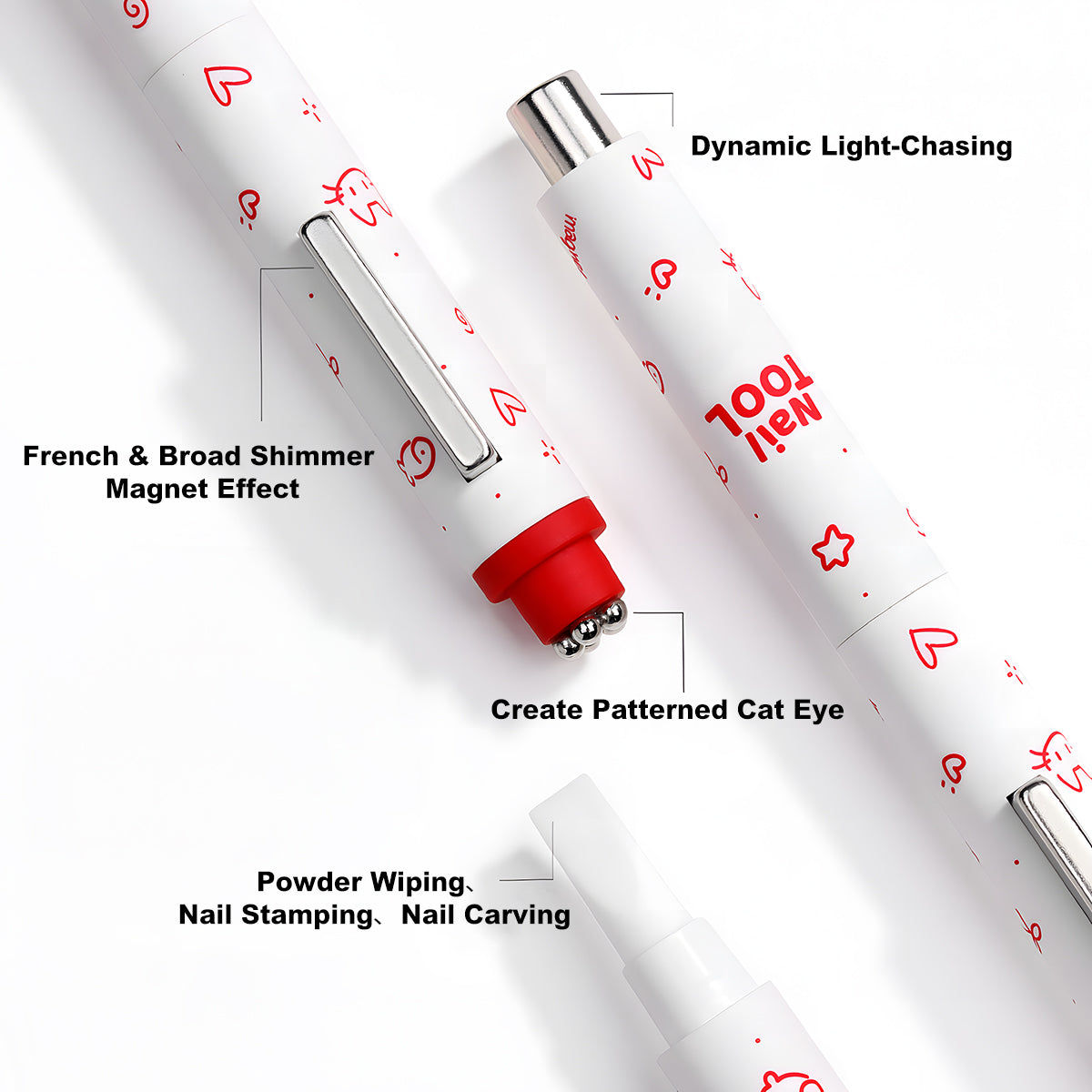 Yasterd 5-In-1 Cat Eye Magnetic Pen