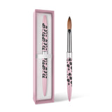 Load image into Gallery viewer, Yasterd Premium Quality Pink Metal Handle Kolinsky Acrylic Nail Brush