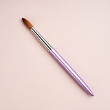 Load image into Gallery viewer, Yasterd Premium Quality Purple Metal Handle Kolinsky Acrylic Nail Brush