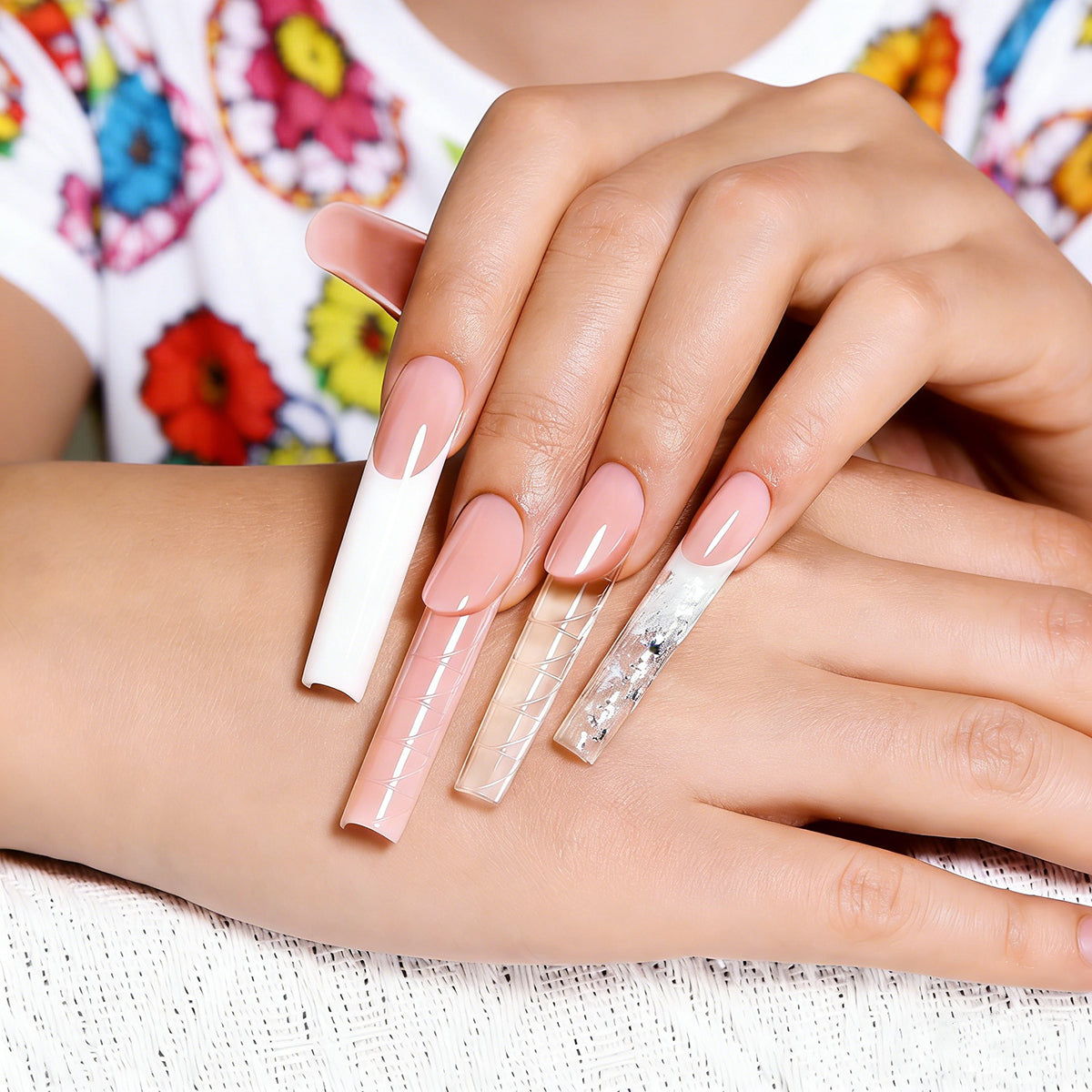 Yasterd 3D French Dual Nail Forms