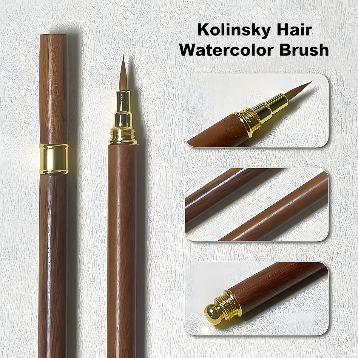 Yasterd Kolinsky Hair Nail Watercolor Pen Nail Brush