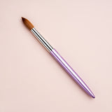 Load image into Gallery viewer, Yasterd Premium Quality Purple Metal Handle Kolinsky Acrylic Nail Brush
