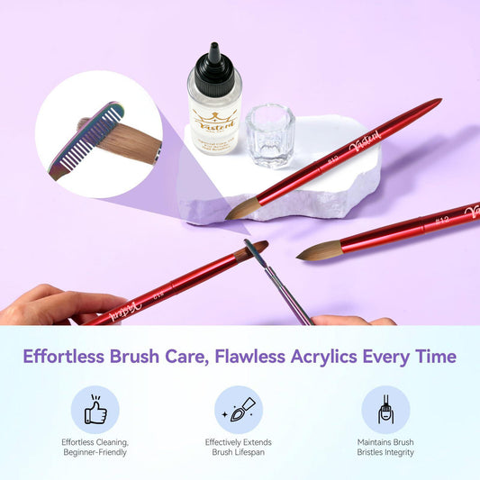 Yasterd Advanced Acrylic Nail Brush Care Set