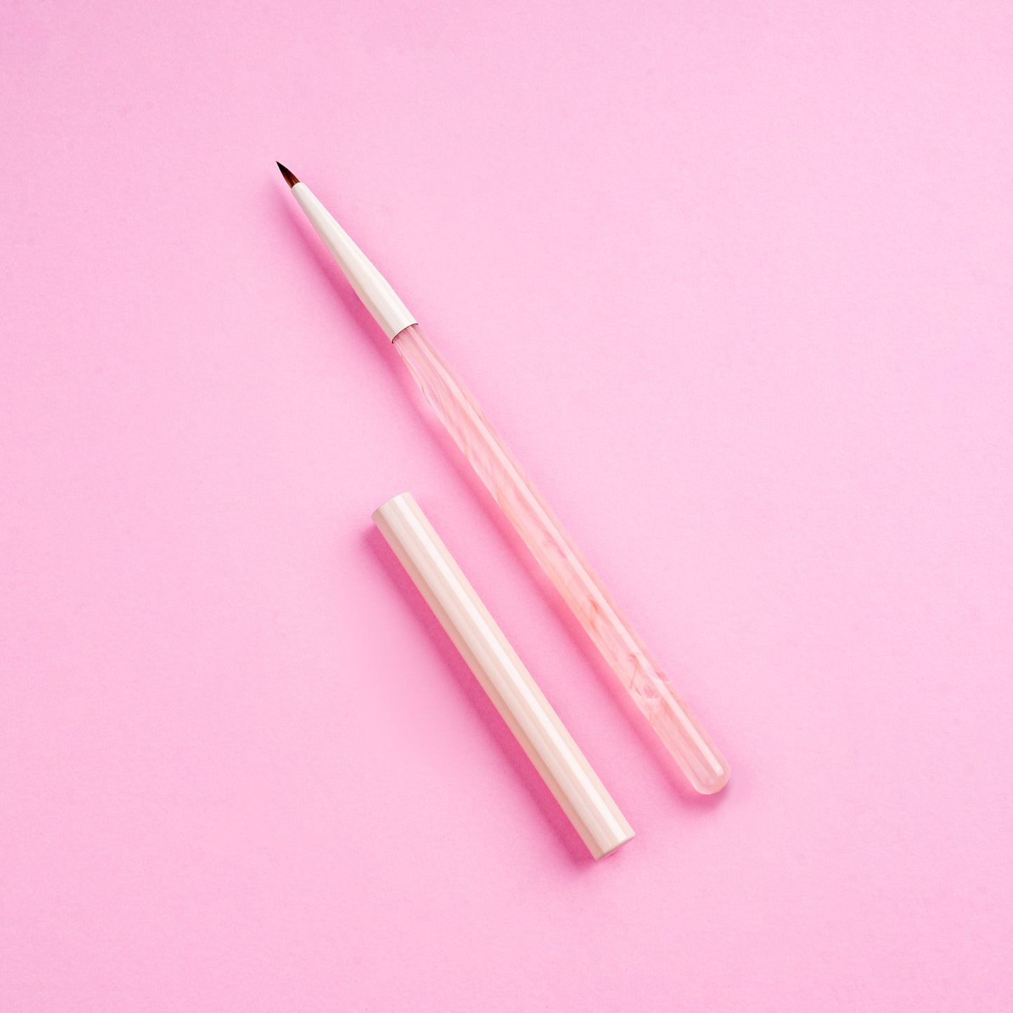 Yasterd 6Pcs Sakura Pink Nail Art Brush Painting Set