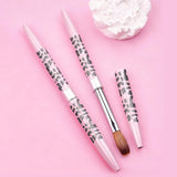 Load image into Gallery viewer, Yasterd Premium Quality Pink Metal Handle Kolinsky Acrylic Nail Brush