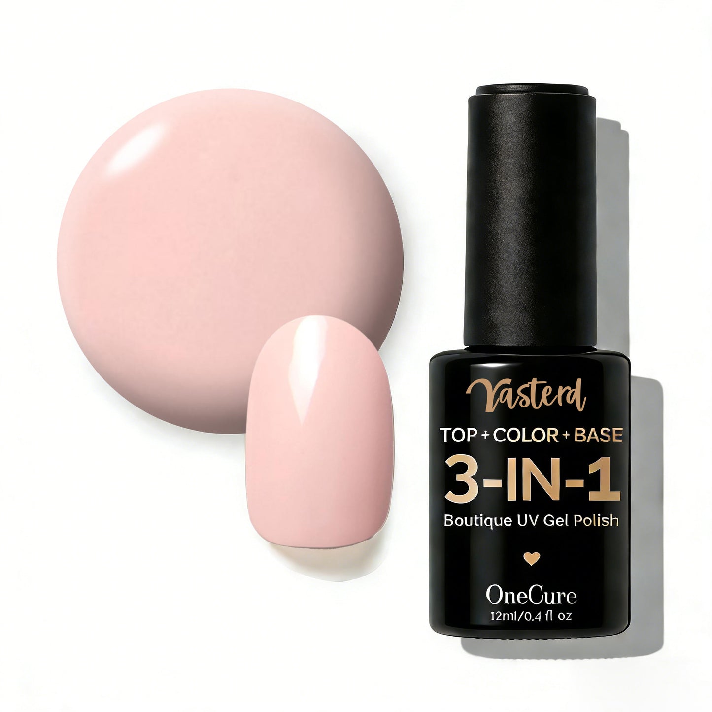 Yasterd One Step 3-IN-1 Nail Gel Polish Light Pink