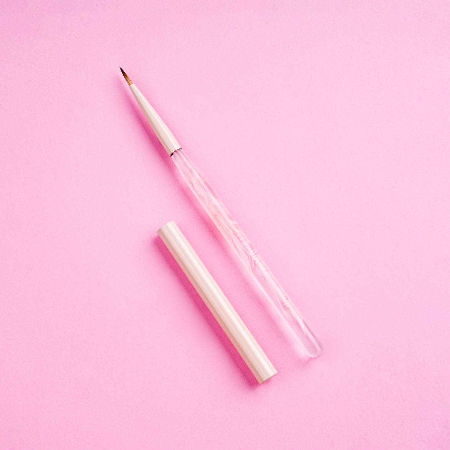 Yasterd 6Pcs Sakura Pink Nail Art Brush Painting Set