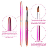 Load image into Gallery viewer, Yasterd Premium Quality Metal Handle Kolinsky Acrylic Nail Brush