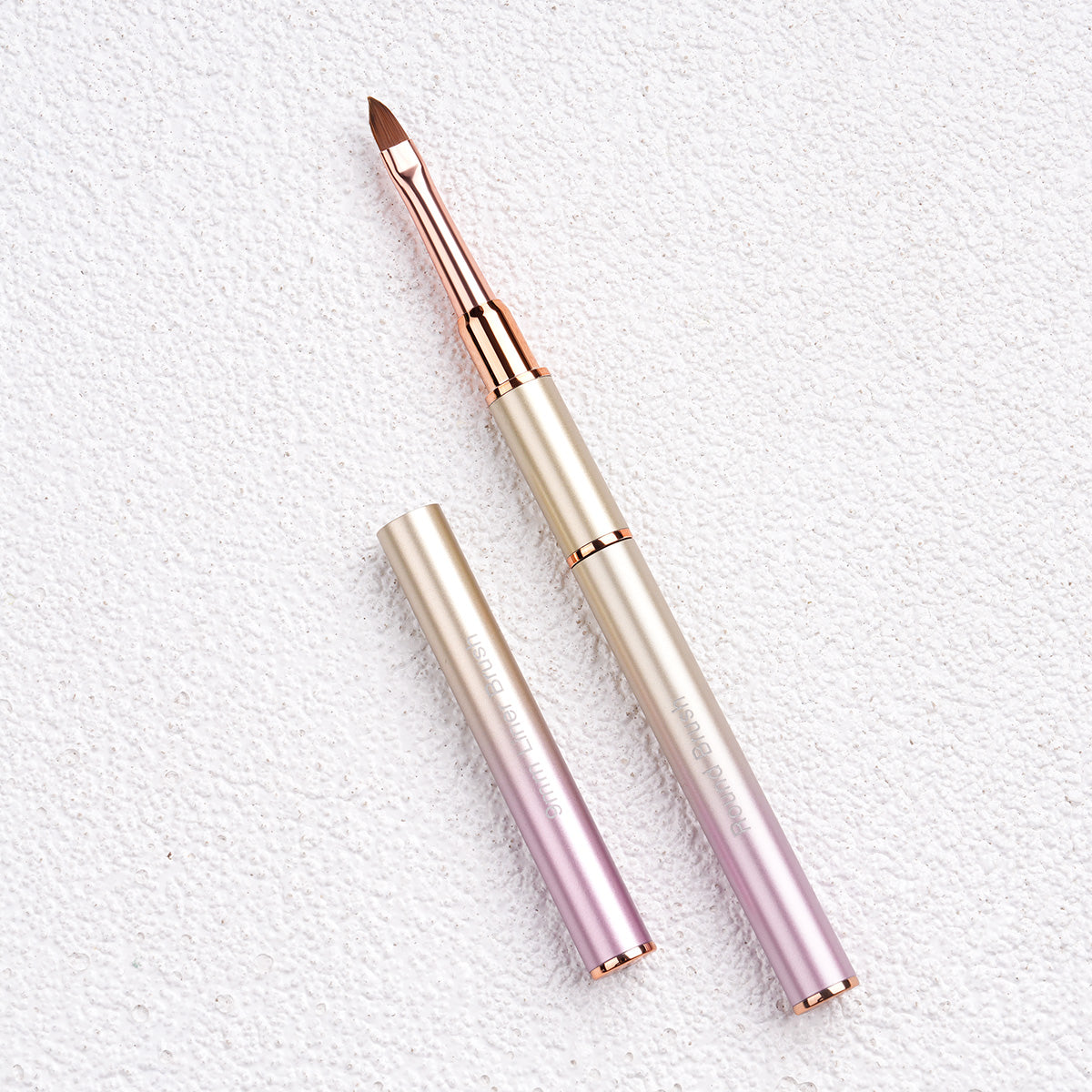 Yasterd Premium Quality 5Pcs Metal Handle Nail Art Brush Set