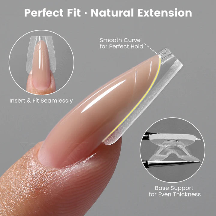 Yasterd Almond Short Sandwich Dual Nail Form