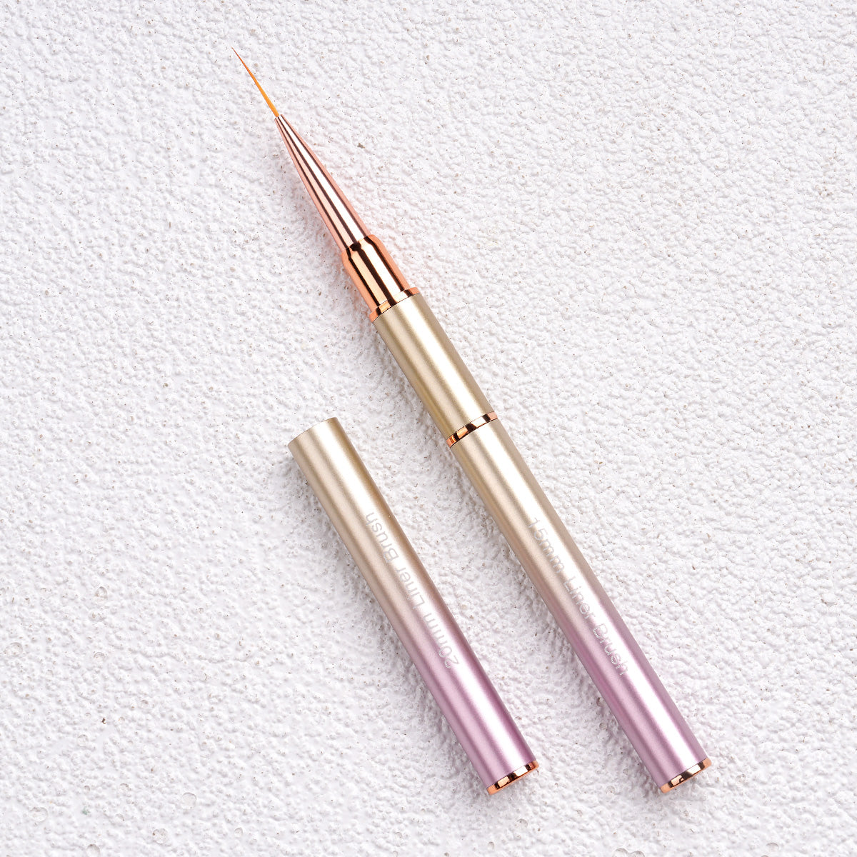 Yasterd Premium Quality 5Pcs Metal Handle Nail Art Brush Set