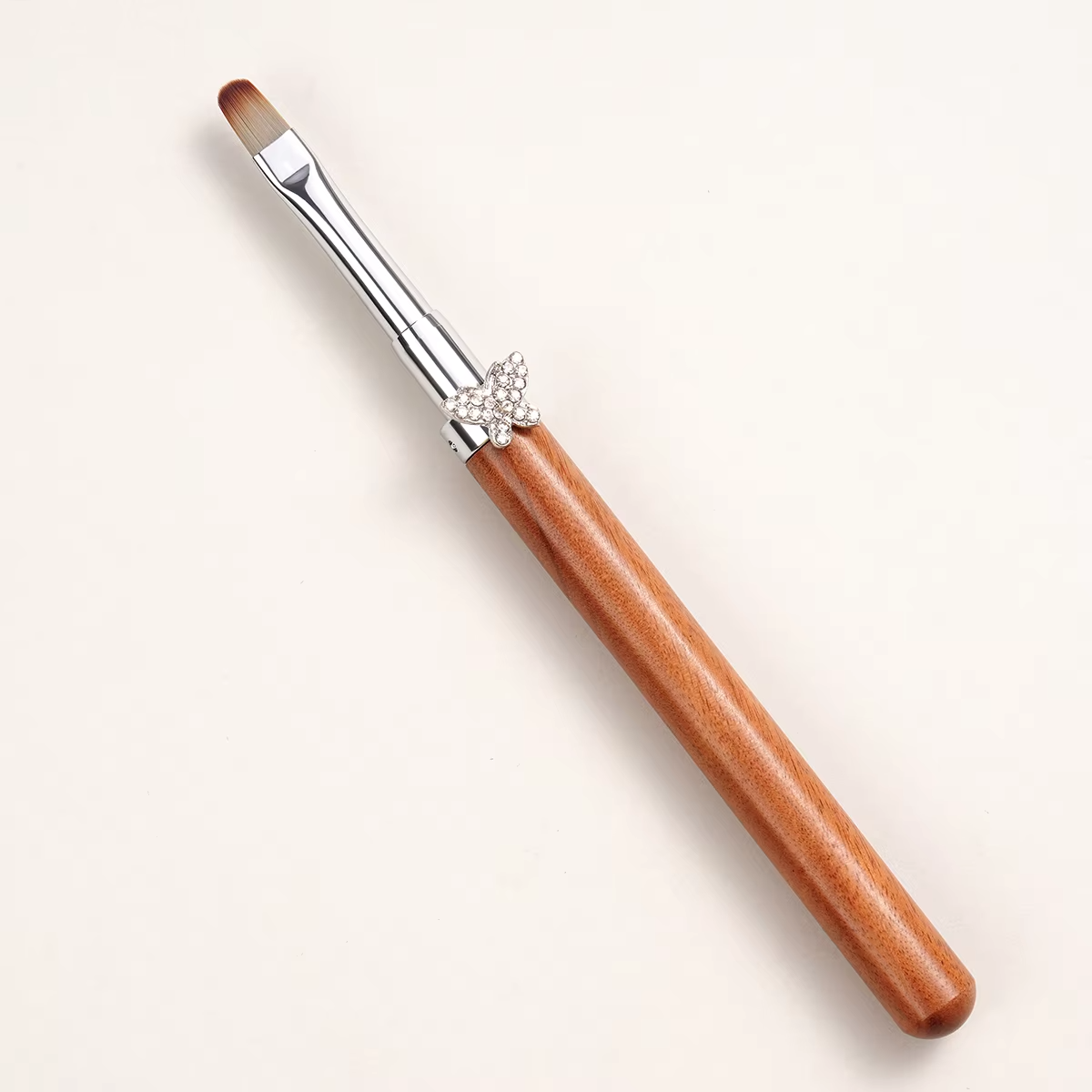 Yasterd Pro-Series Diamond Butterfly Wooden Handle Nail Art Brush Set