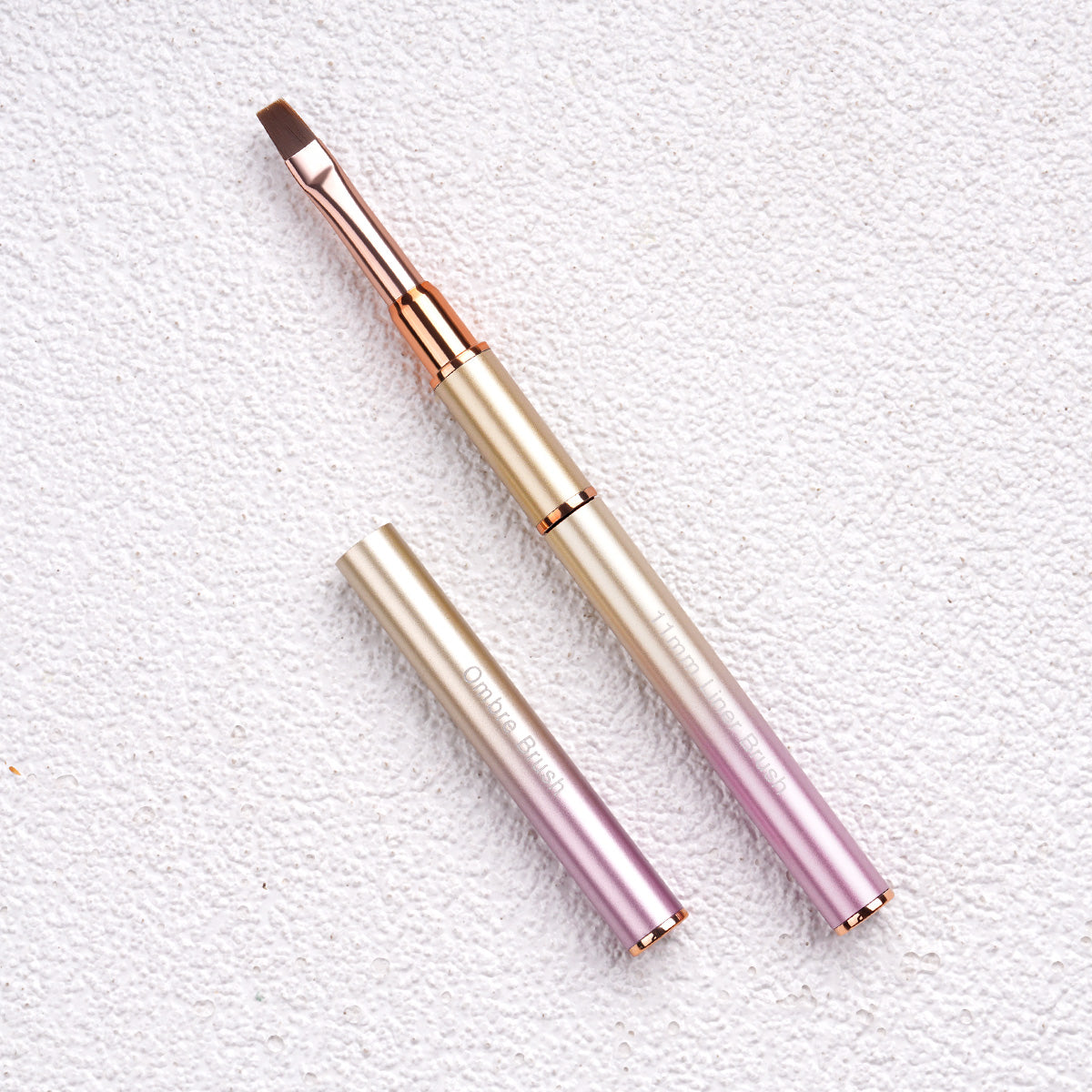 Yasterd Premium Quality 5Pcs Metal Handle Nail Art Brush Set