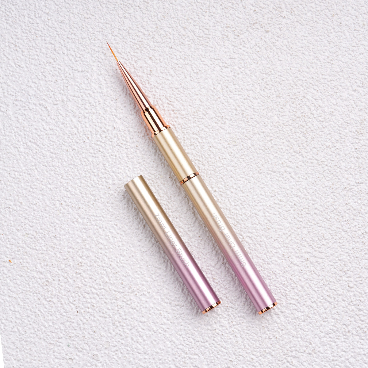 Yasterd Premium Quality 5Pcs Metal Handle Nail Art Brush Set