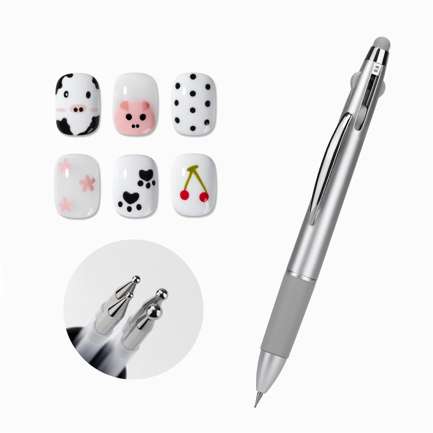Yasterd 5-In-1 Nail Dotting Pen