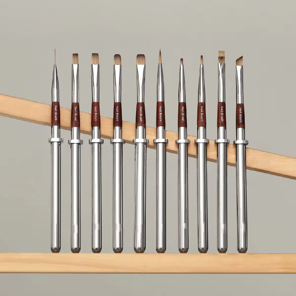 Yasterd 13Pcs Professional Nail Art Brush Set