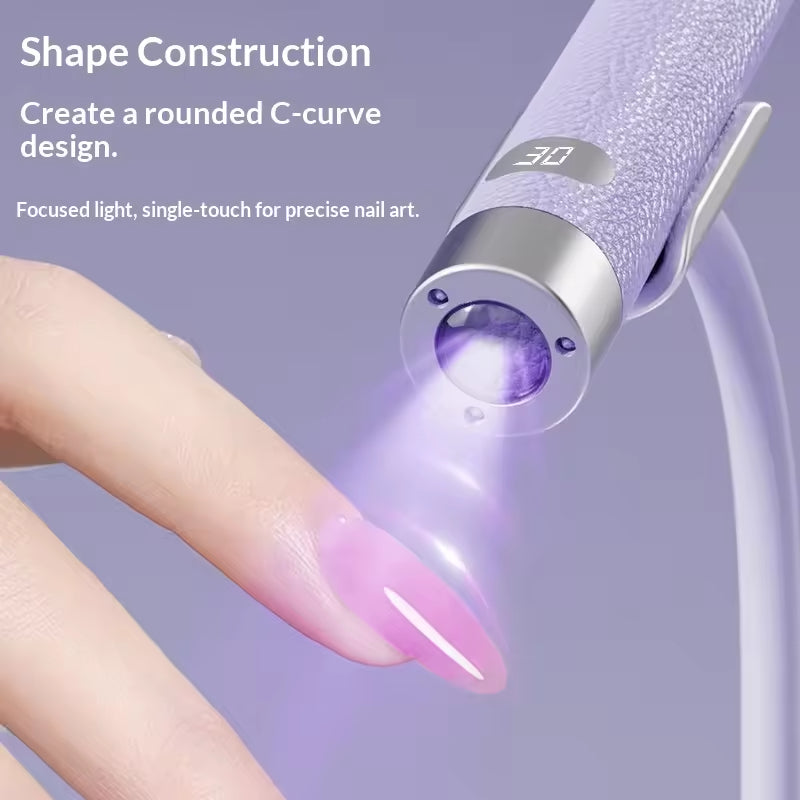 Yasterd AI UV Light Nail Lamp-Purple