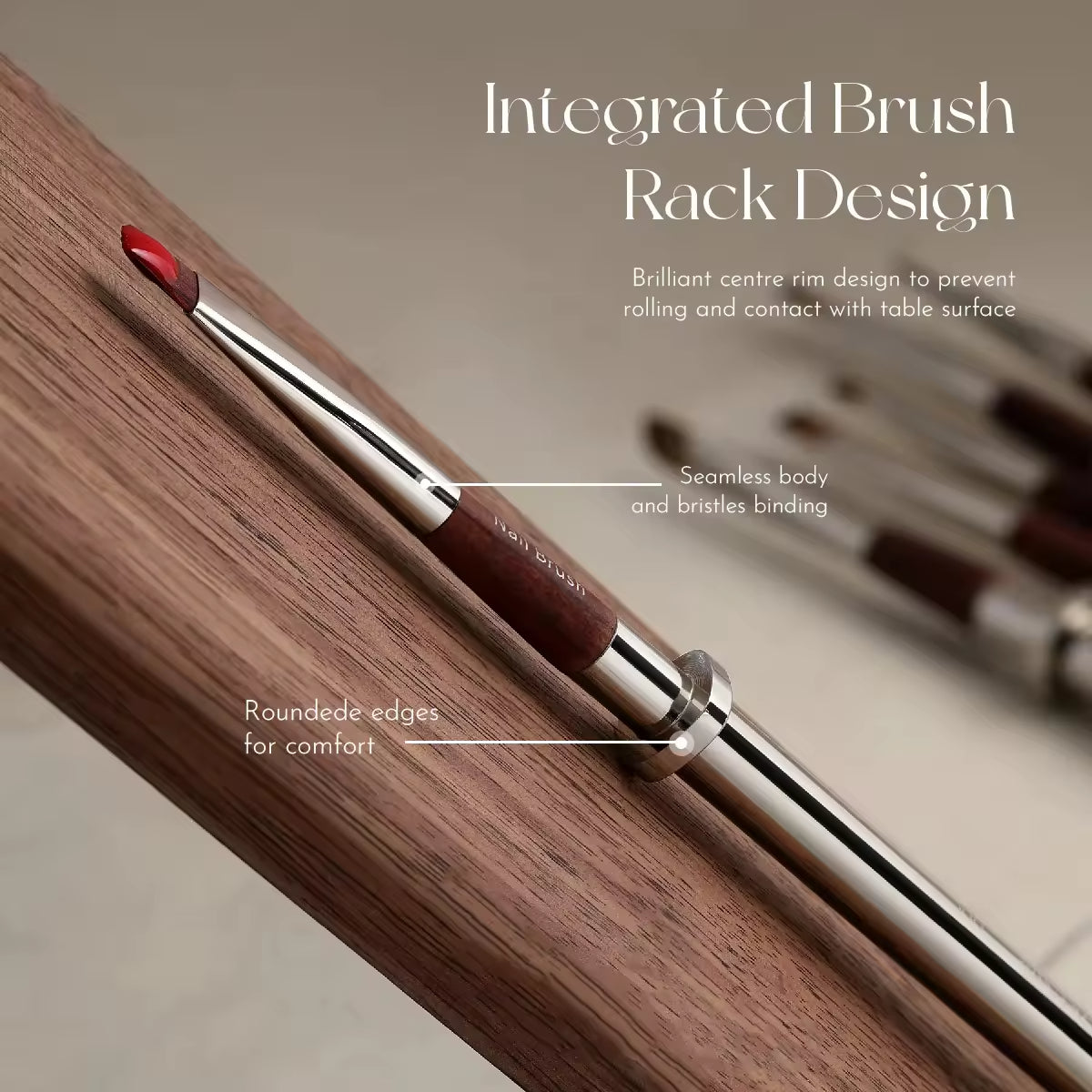 Yasterd 13Pcs Professional Nail Art Brush Set