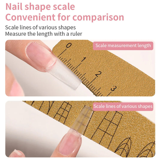 Yasterd 1Pc Durable Washable Nail File With Scale