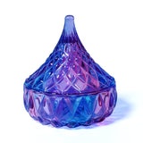 Load image into Gallery viewer, NYKAA 83ml Luxury Large Nail Dappen Dish, Nomoner Liquid Crystal Dappen Dish with Lid, for Holding Acrylic Liquid Acrylic Powder Nail decor, Chinese Tent Shaped, NC004A-Purple