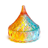 Load image into Gallery viewer, NYKAA 83ml Luxury Large Nail Dappen Dish, Nomoner Liquid Crystal Dappen Dish with Lid, for Holding Acrylic Liquid Acrylic Powder Nail decor, Chinese Tent Shaped, NC004A-Colorful