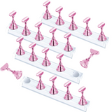 Load image into Gallery viewer, 4 Sets Pink Nail Stand for Press on Nails Display