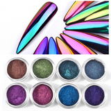 Load image into Gallery viewer, Nail Chrome Powder Chrome Nail Powder Shinning Chrome Pigment Mirror Glitter Chrome Powder for Nails Fine Glitter( 8 Box)