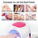 Load image into Gallery viewer, Gel UV Nail Lamp with 4 Timer Setting Sensor(one Pink pad)