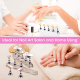 Load image into Gallery viewer, 4 Sets Pink Nail Stand for Press on Nails Display