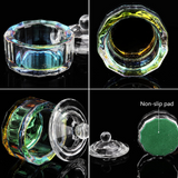 Load image into Gallery viewer, 2Pcs Crystal Glass Bowl Cup for Nail Art Acrylic Powder Liquid