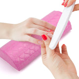 Load image into Gallery viewer, Nail Pillow Hand Rest for Nails, Washable PU Leather Nail Armrest Detachable Manicure Hand Pillow Cushion Nail Art Accessories Tool for Nails Tech (Pink)