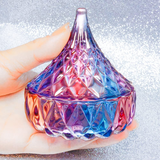 Load image into Gallery viewer, NYKAA 83ml Luxury Large Nail Dappen Dish, Nomoner Liquid Crystal Dappen Dish with Lid, for Holding Acrylic Liquid Acrylic Powder Nail decor, Chinese Tent Shaped, NC004A-Purple