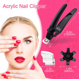 Load image into Gallery viewer, Black Acrylic Nail Clipper