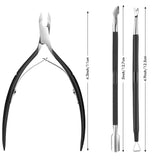 Load image into Gallery viewer, Cuticle Trimmer with Cuticle Pusher