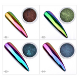 Load image into Gallery viewer, Nail Chrome Powder Chrome Nail Powder Shinning Chrome Pigment Mirror Glitter Chrome Powder for Nails Fine Glitter( 8 Box)