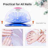 Load image into Gallery viewer, Gel UV Nail Lamp with 4 Timer Setting Sensor(one Pink pad)