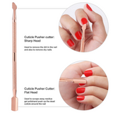 Load image into Gallery viewer, Cuticle Trimmer with Cuticle Pusher and Cutter