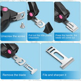 Load image into Gallery viewer, Black Acrylic Nail Clipper