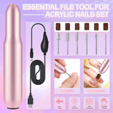 Load image into Gallery viewer, 65 IN 1 Nail Kit Set Professional Acrylic with Everything  -24 Glitter Acrylic Powder Liquid Monomer UV LED Nail Lamp Acrylic Nail Drill