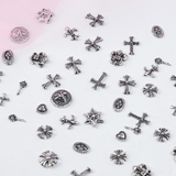 Load image into Gallery viewer, 50 Pcs Cross Nail Art Charm Decoration