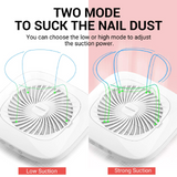 Load image into Gallery viewer, Nail Dust Collector with Reusable Filter, Powerful Nail Vacuum Fan Vent Dust Collector Extractor Electric Dust Suction Machine for Acrylic Gel Nail Polishing, Low Noise, Nail Salon