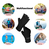 Load image into Gallery viewer, MelodySusie Anti UV Gloves for Gel Nail Lamp, Professional Protection Gloves for Manicures, UV Shield Gloves, Nail Art Skin Care Fingerless Glove Protect Hands, Home Outdoor Use